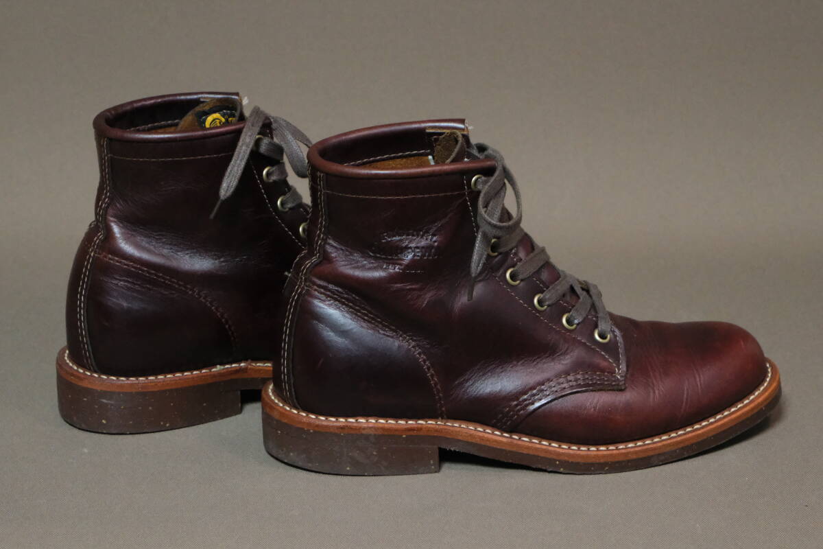 ★美品！チペワ CHIPPEWA 6インチ サービスブーツ コードバン （ベックマン）25.5ｃｍの画像5