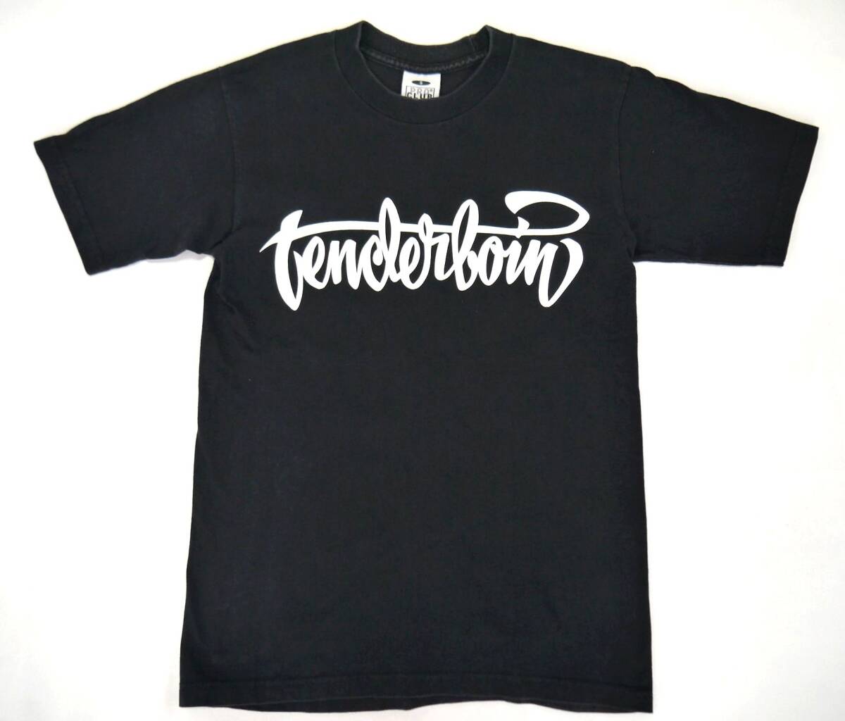 TENDERLOIN テンダーロイン PRO CLUB ロゴプリント Tシャツ ブラック(S) プロクラブ_画像1