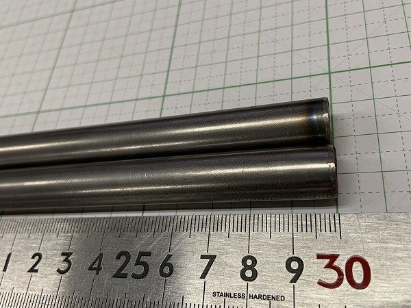 【2本セット】SUS430 ステンレス丸棒 端材 φ12.5×300mm【レターパックライト370円】《sus430-300》の画像4