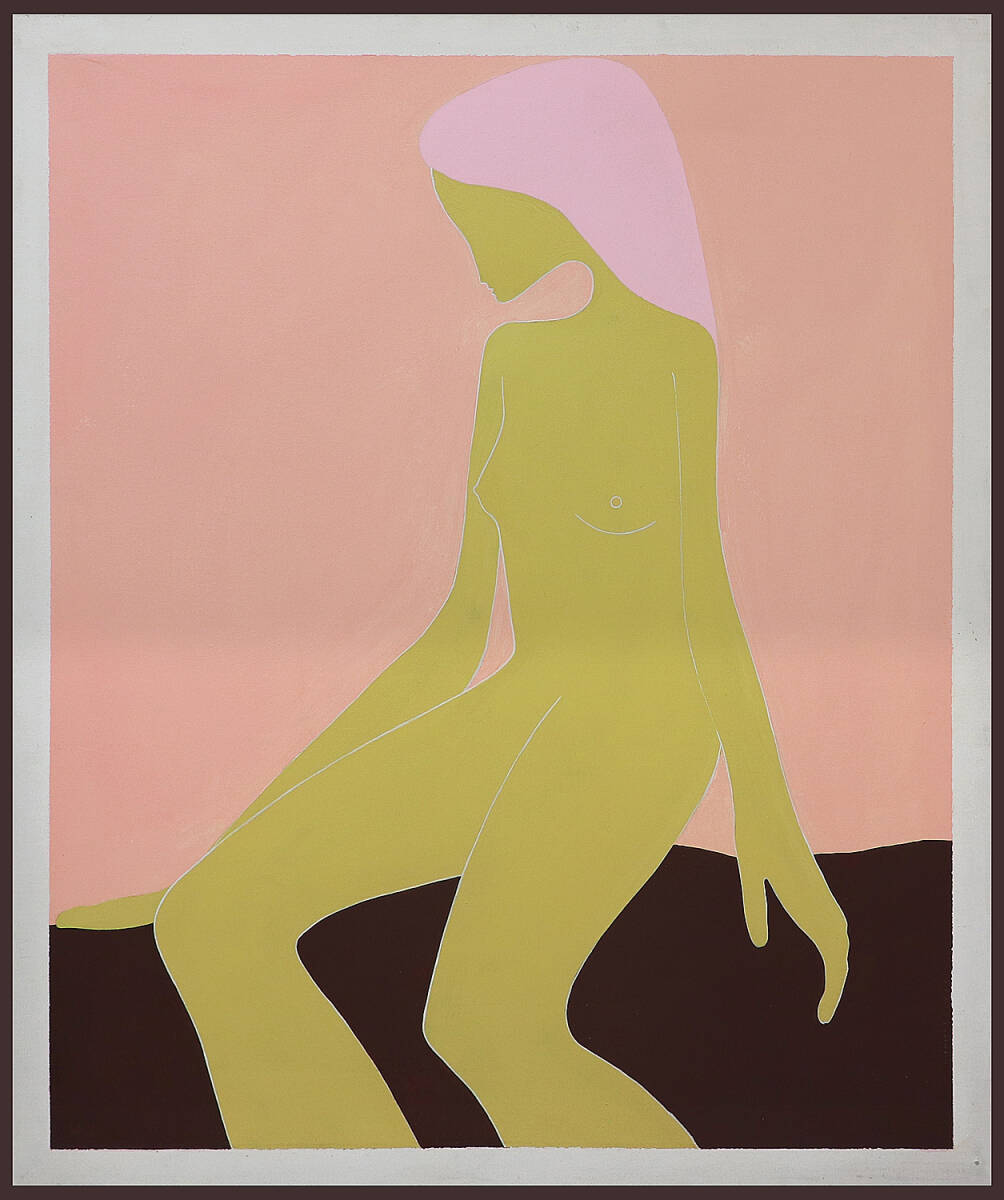 真作保証 ウィリアム・トーリー50号裸婦 アンリ・マティス彷彿の現代アート最高傑作 ArtNet掲載 おしゃれでエレガントな雰囲気に満ちた名品の画像1