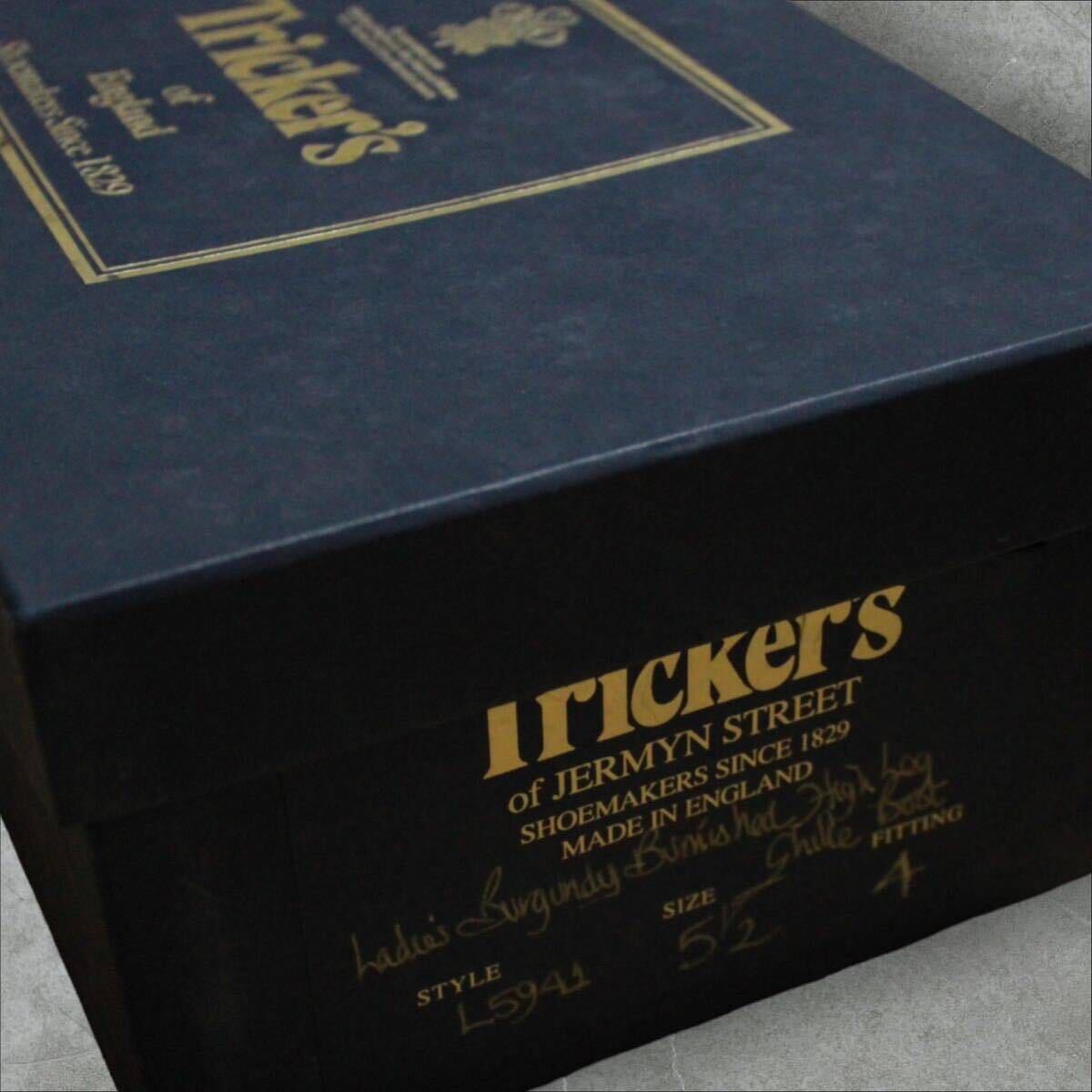 ② Tricker's トリッカーズ カントリーブーツ 本革 ブーツ レザー L5941 5 1/2 ブラウン ブランド品 最高級の画像8