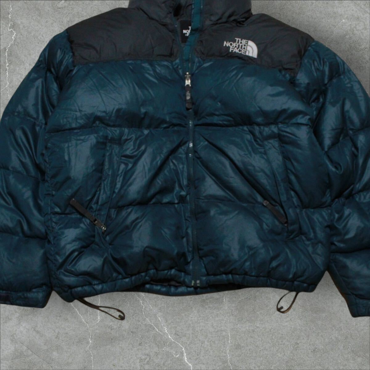 ⑨ THE NORTH FACE ノースフェイス ヌプシ ダウンジャケット JACKET ヌプシジャケット 90s アウター　ブルゾン　メンズ　Lサイズ　_画像4