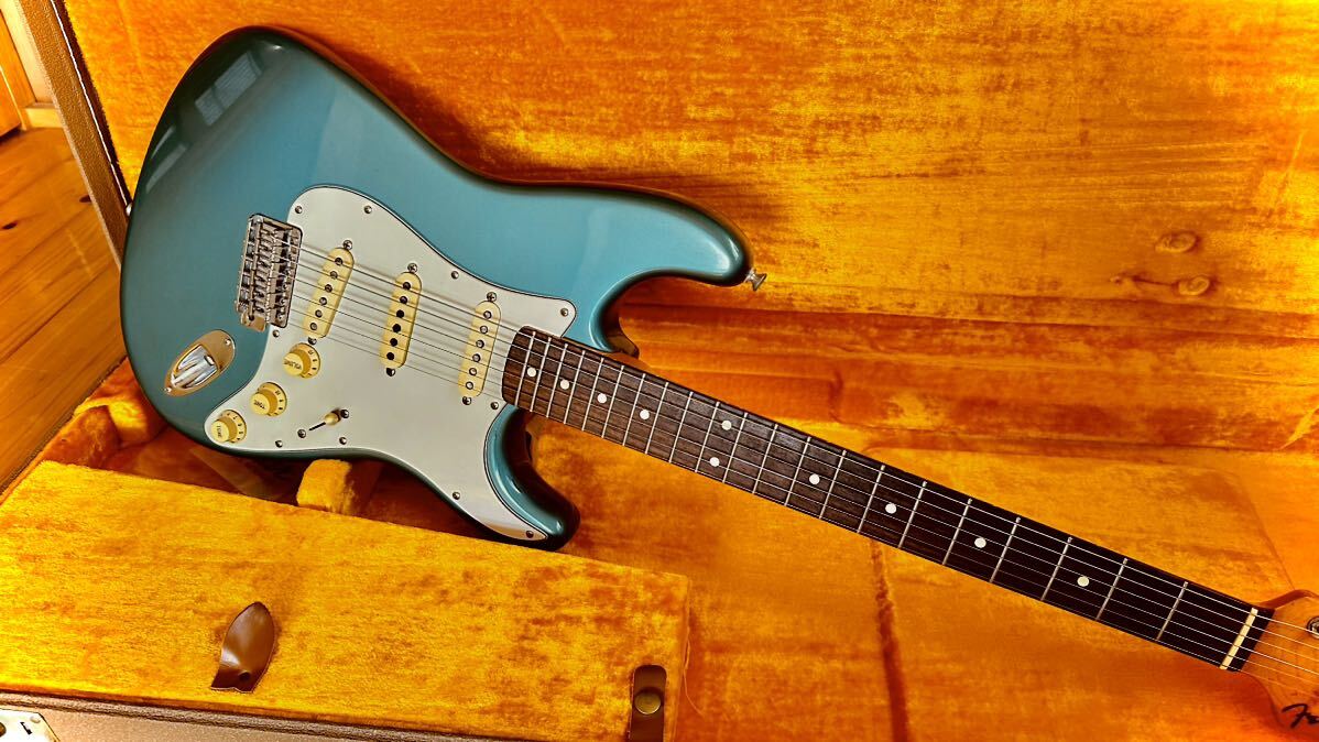 【1円スタート】Fender Custom Shop Stratocaster 1960 Lake Placid Blue ストラトキャスター レイクプラシッドブルー バーズアイメイプルの画像2