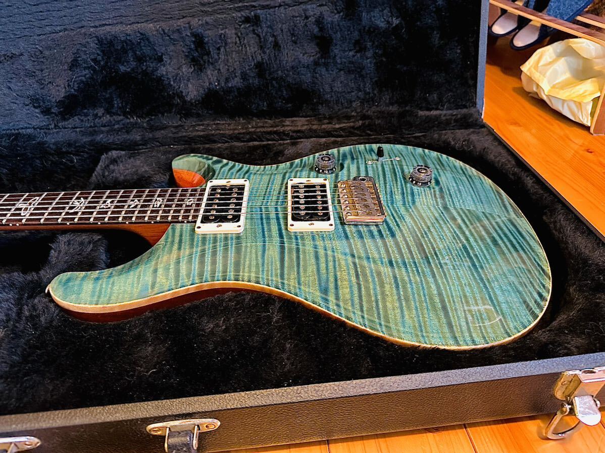 【1円スタート】【激安】prs paul reed smith custom24 10top blue crab blue ポールリードスミス エレキギターの画像1