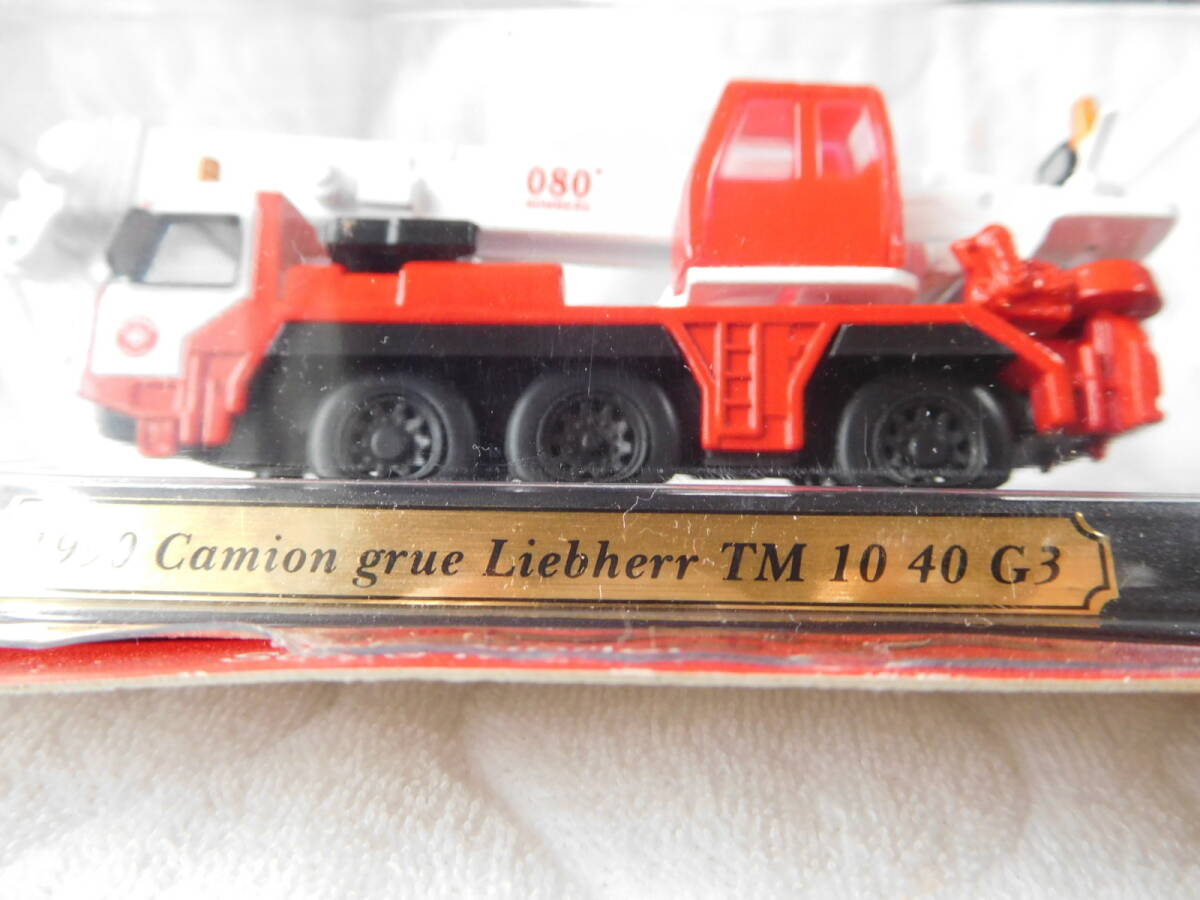 16 デルプラド 2003 世界の消防車 1990 Camion grue Liebherr TM 10 40 G3 カミオン リープヘル クレーントラック スケール1：80 未使用の画像3