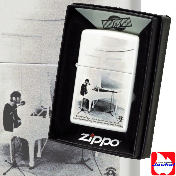 【ZIPPO】蔵出し 2013年製 1点限り ジョンレノン JOHN LENNON WHITE MATTE 28731 ビートルズ 【ネコポス可】の画像4