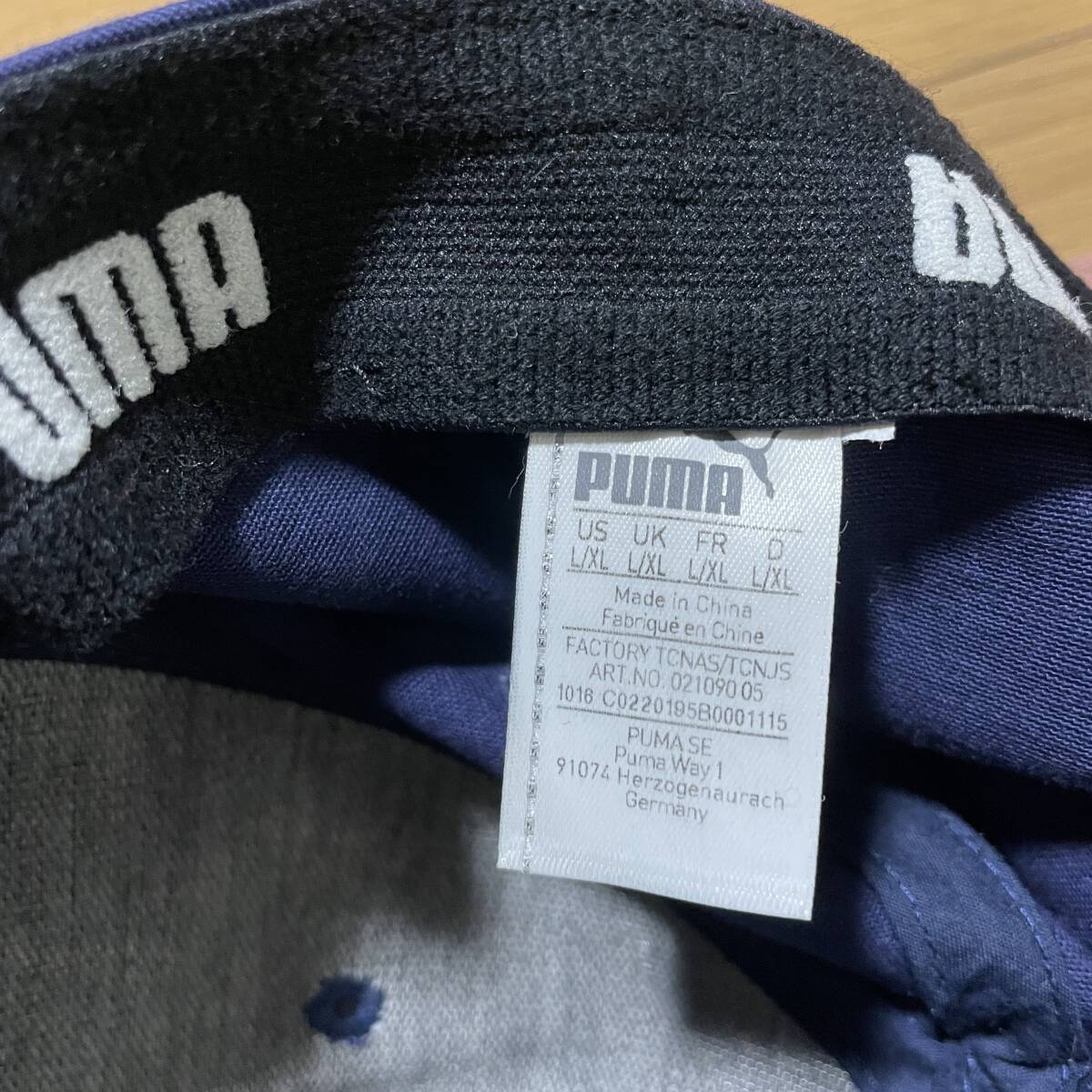 W-2　プーマ/PUMA　サイズL/XL（US）・紺！　CAP/帽子_画像4