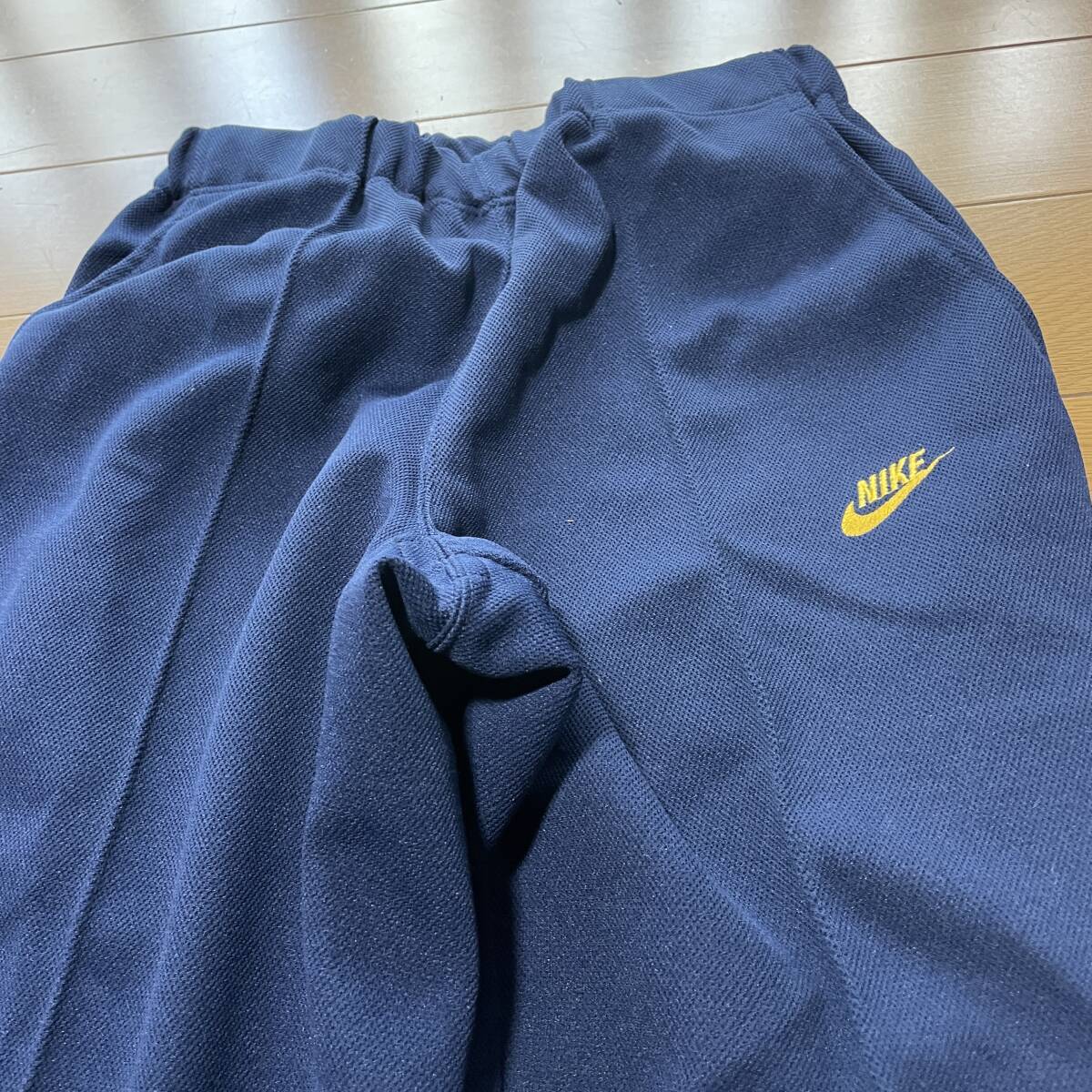 Z-18 ●NIKE/ナイキ（日本製・オールドビンテージ） サイズ M・紺！ セットアップ ジャージ（ジョガーパンツ）美品●の画像3