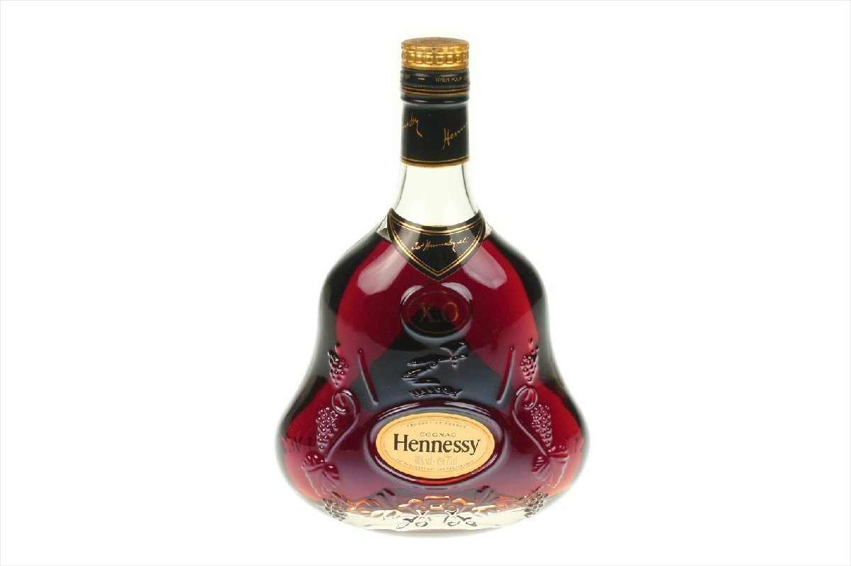 古酒 COGNAC コニャック Hennessy ヘネシー XO 金キャップ ブランデー クリアボトル 未開封 未開栓 700ml 40% 2091kbhzの画像1
