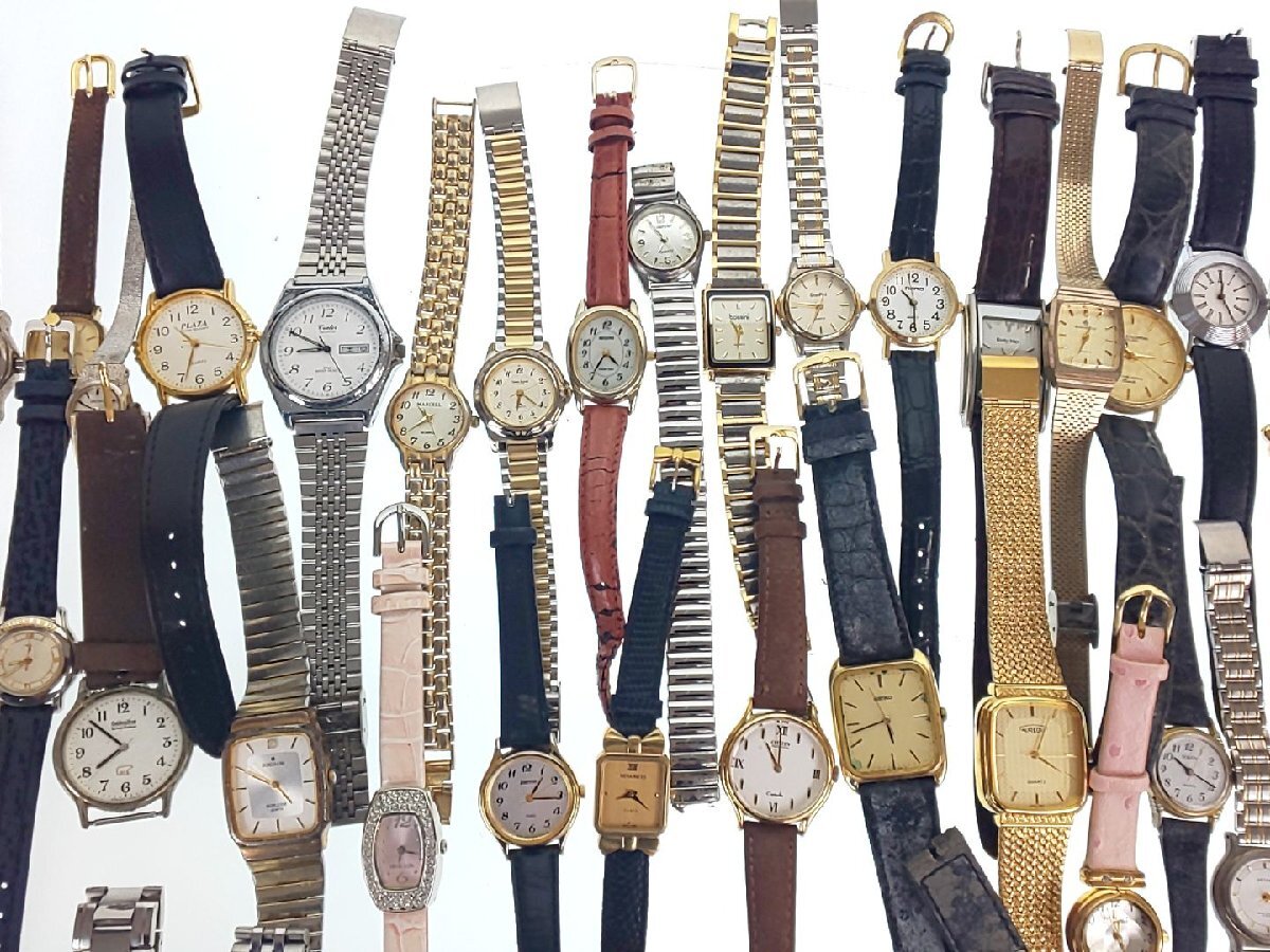 ● 時計 腕時計 まとめ 不動 動作品もあり ジャンク SEIKO セイコー シチズン ニナリッチ トラサルディ クオーツ 他 100個以上 /2450の画像3