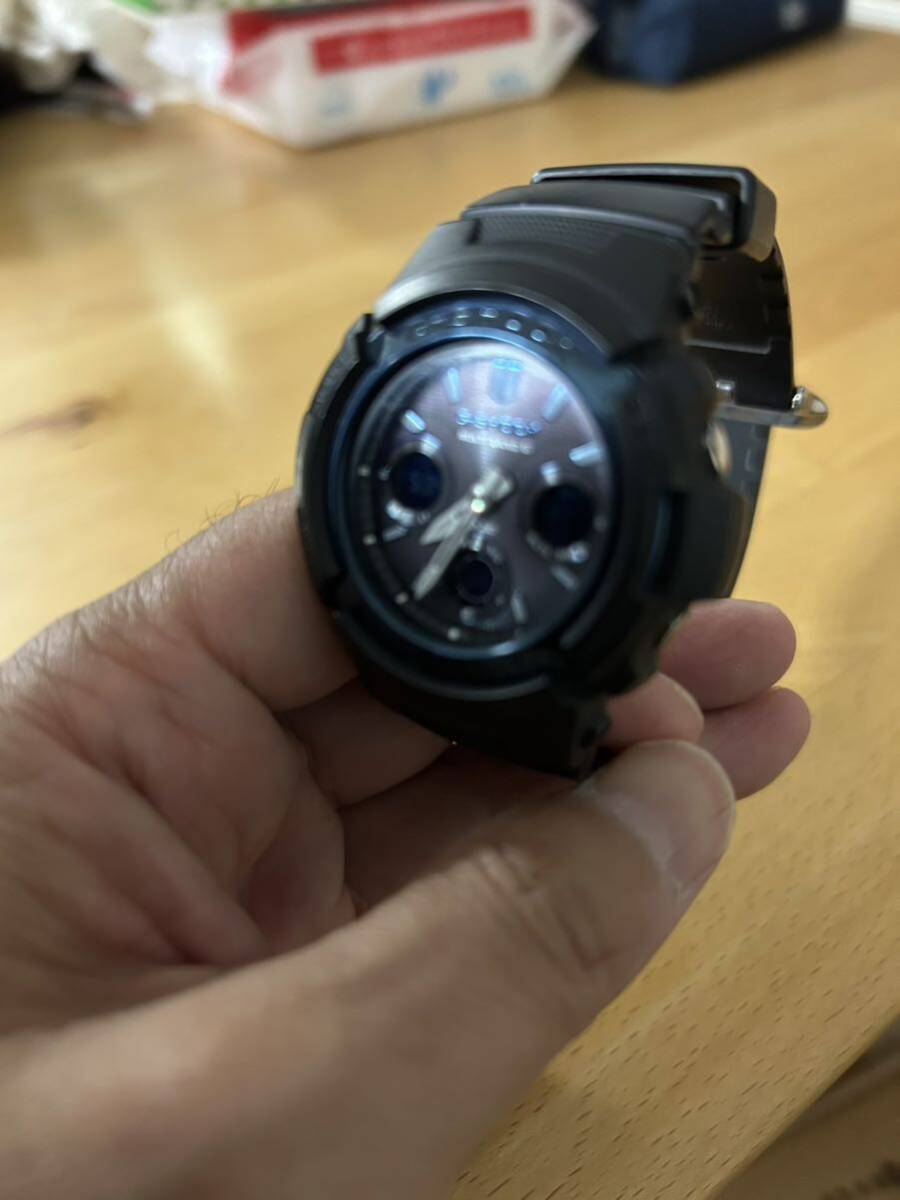 中古 美品 CASIO G-SHOCK AWG-M100A 電波ソーラー 稼働品 腕時計 カシオ Gショック_画像5