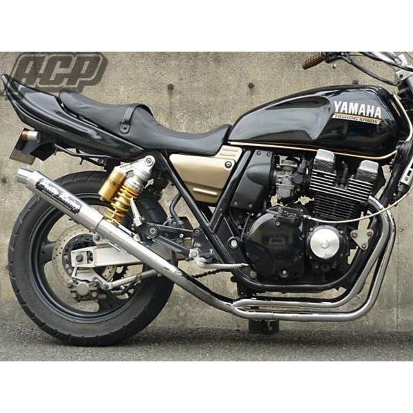 プリティー製 XJR400 ４ＨＭ 流 タイプ１ 4-2-1 マフラー メッキ_画像2