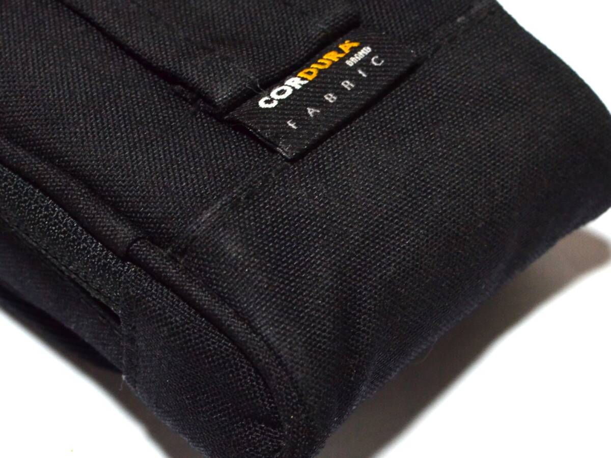 鑑定済 本物 Supreme シュプリーム CORDURA FABRIC コーデュラ カラビナ付き ポーチ 小物入れ 黒 ブラック タバコケース マウスケースの画像9