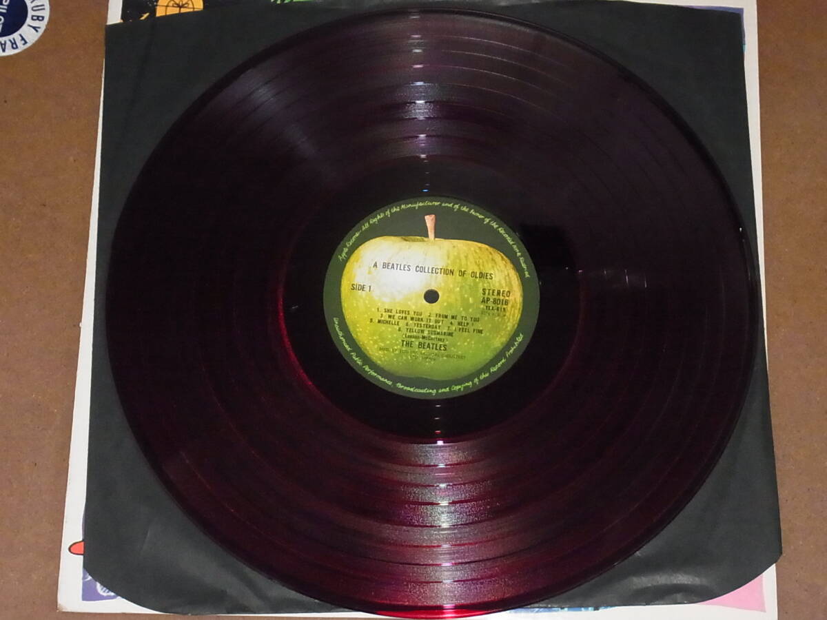 LPレコード ◎ AP-8016　THE BEATLES　オールディーズ・ビートルズ　Apple 赤盤 ◎_画像6
