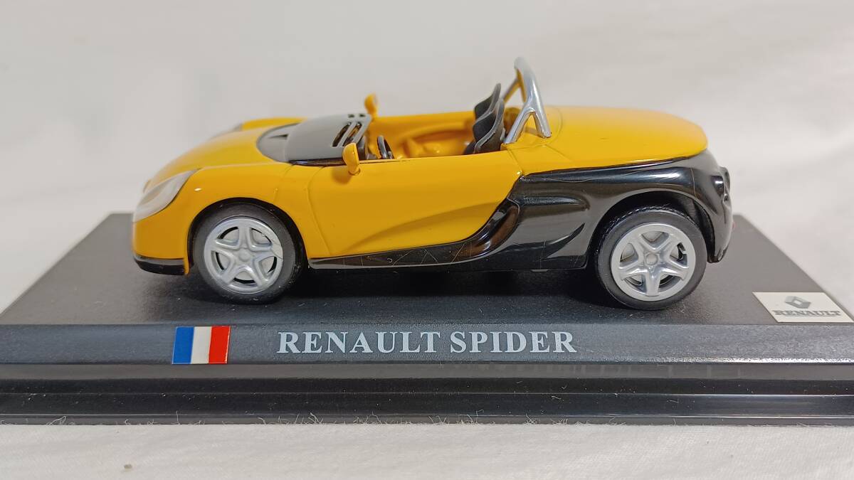 ※1/43 デルプラド ルノー スパイダー RENAULT SPIDER 名車図鑑 名車コレクション DelPrado 開封 極美品 の画像3