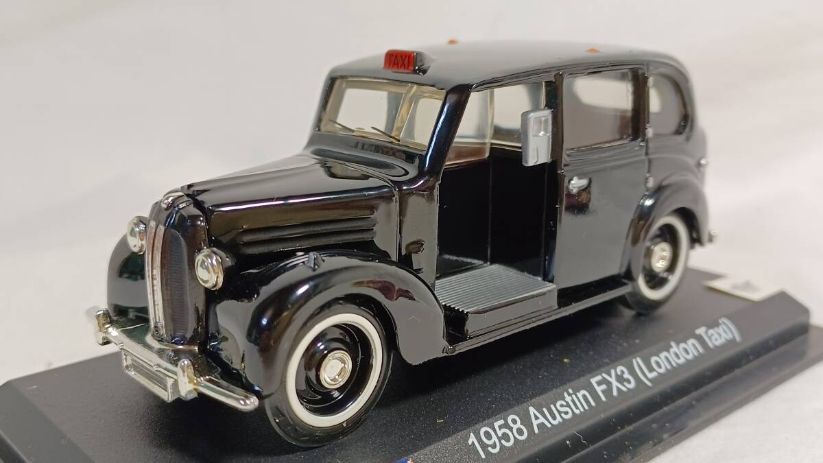 ※1/43 デルプラド 1958 オースチン ロンドンタクシー Austin FX3（London Taxi）名車図鑑 名車コレクション DelPrado 開封 極美品 の画像1
