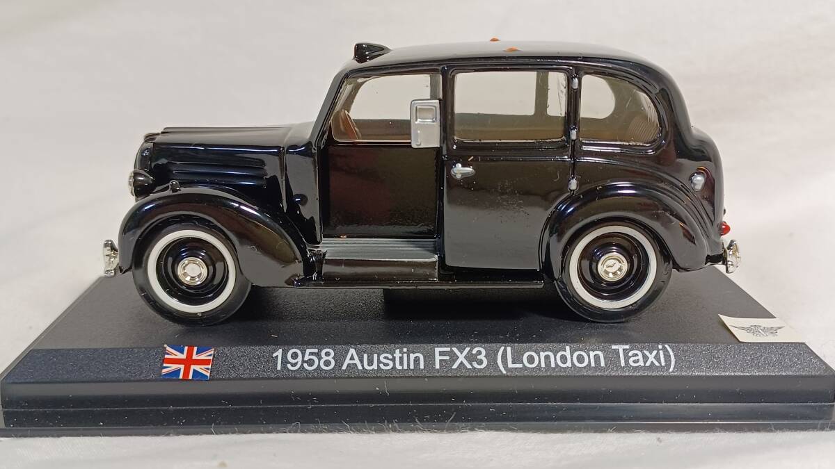 ※1/43 デルプラド 1958 オースチン ロンドンタクシー Austin FX3（London Taxi）名車図鑑 名車コレクション DelPrado 開封 極美品 の画像3