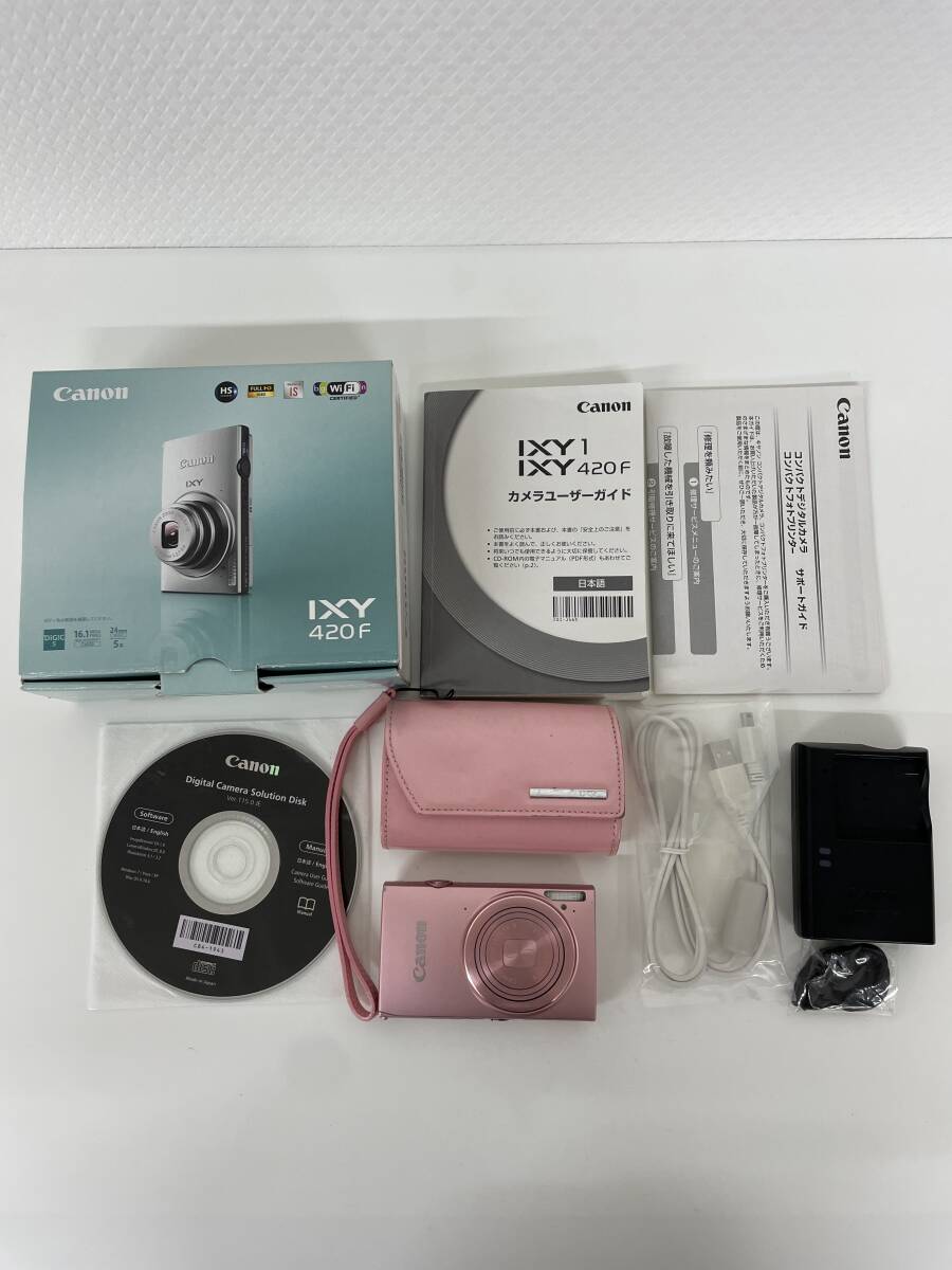 Canon IXY 420F コンパクトデジタルカメラ ピンク 通電確認済み NO.5301