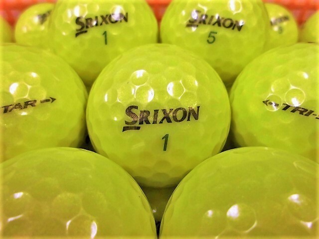 ●美品●スリクソン トライスター SRIXON【TRI-STAR】2013年/2017年モデル イエロー 50個 ロストボール●_2017年モデル