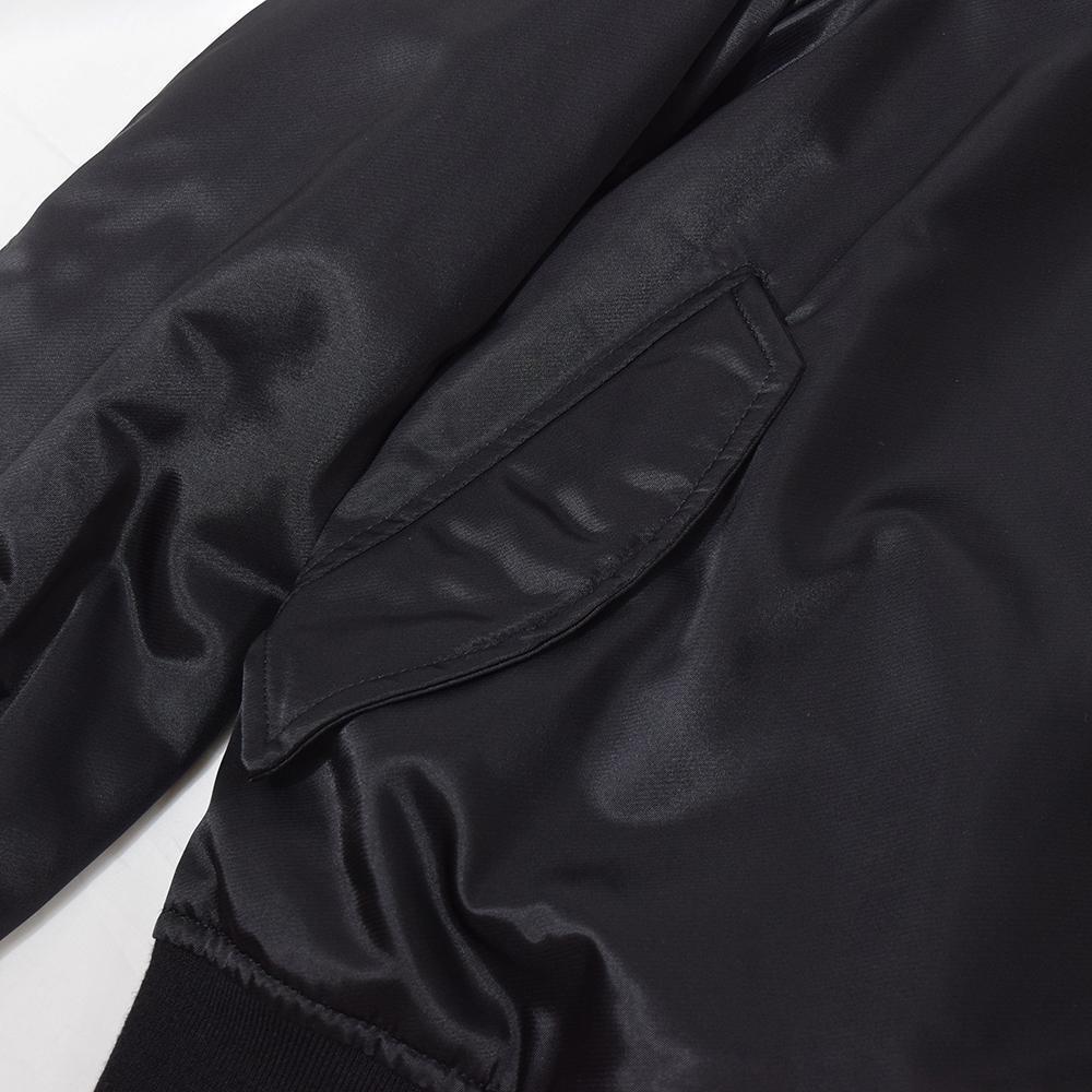  regular price 10 ten thousand 7,800 jpy Italy made Costume National CoSTUME NATIONAL HOMME nylon MA-1 flight jacket 44 S black 
