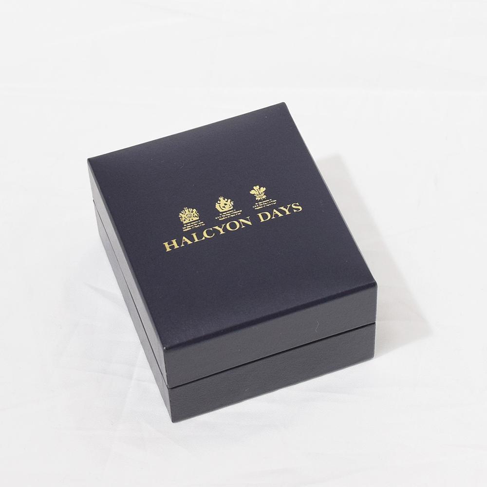【未使用】英国製 ハルシオンデイズ HALCYON DAYS 2016 DAKS エナメル細工 小物入れ ピルケース インテリア ハウスチェック 記念モデル_画像6