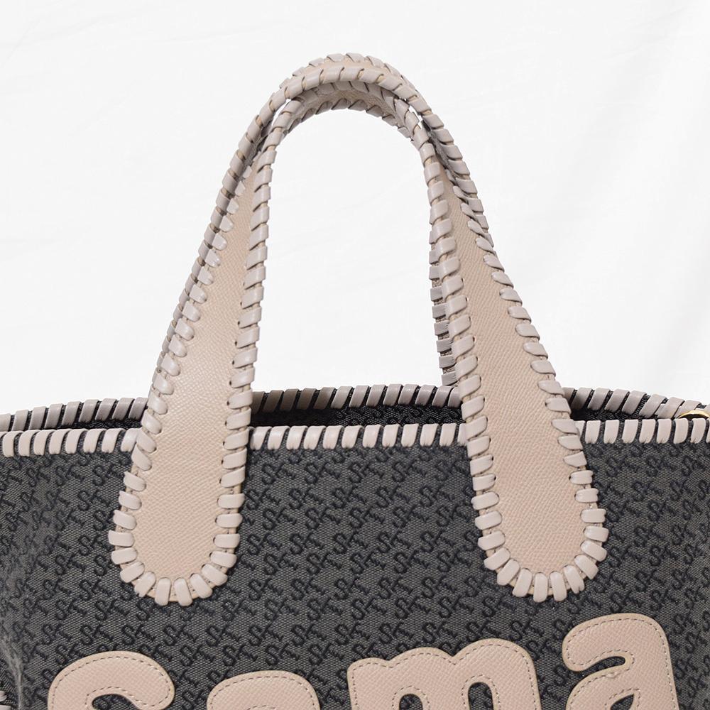 定価38,500円 新作 サマンサタバサ Samantha Thavasa ST Jacquard ジャガード サマタバ トートバッグ 2WAY ショルダーバッグ_画像5