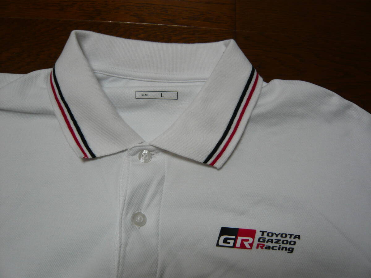 トヨタ ガズー レーシング ポロシャツ Lの画像2