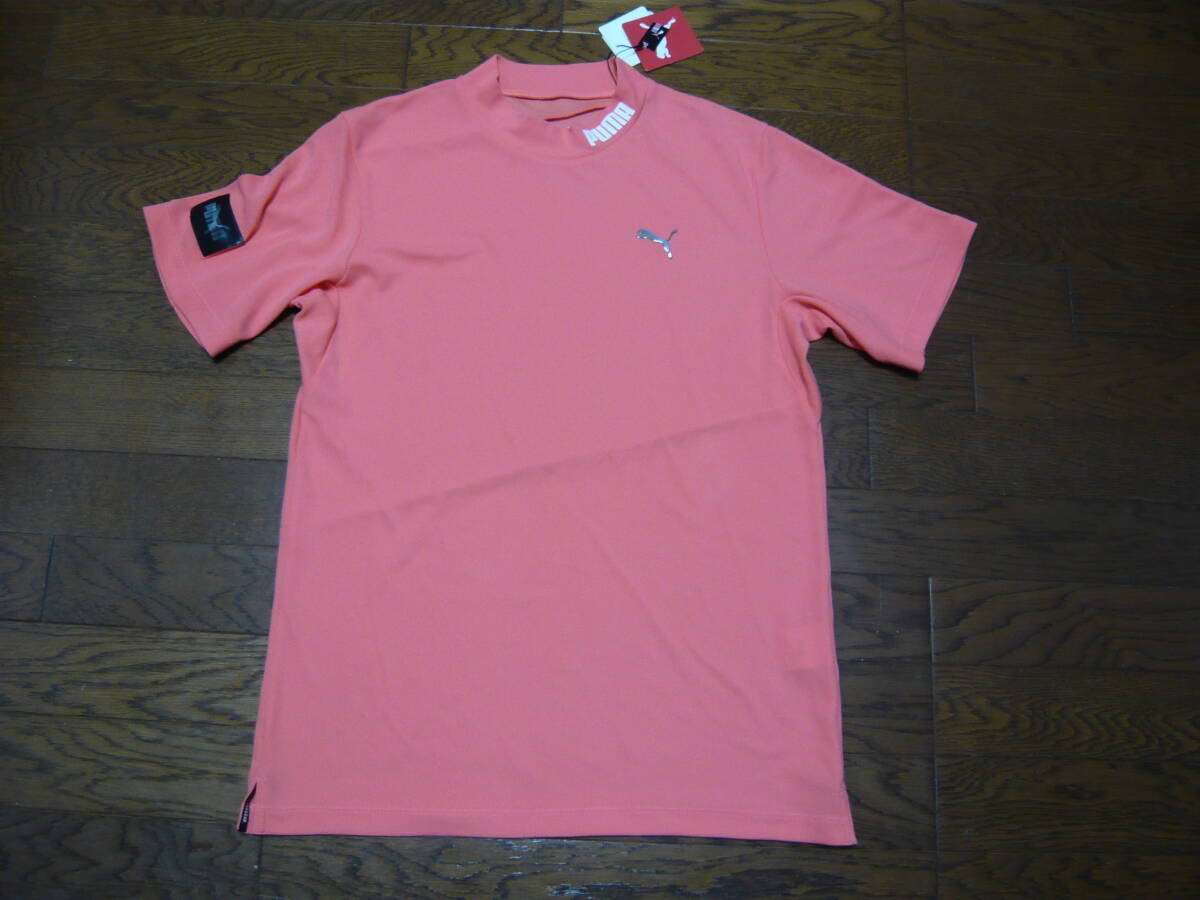  new goods Puma Golf short sleeves shirt M orange 