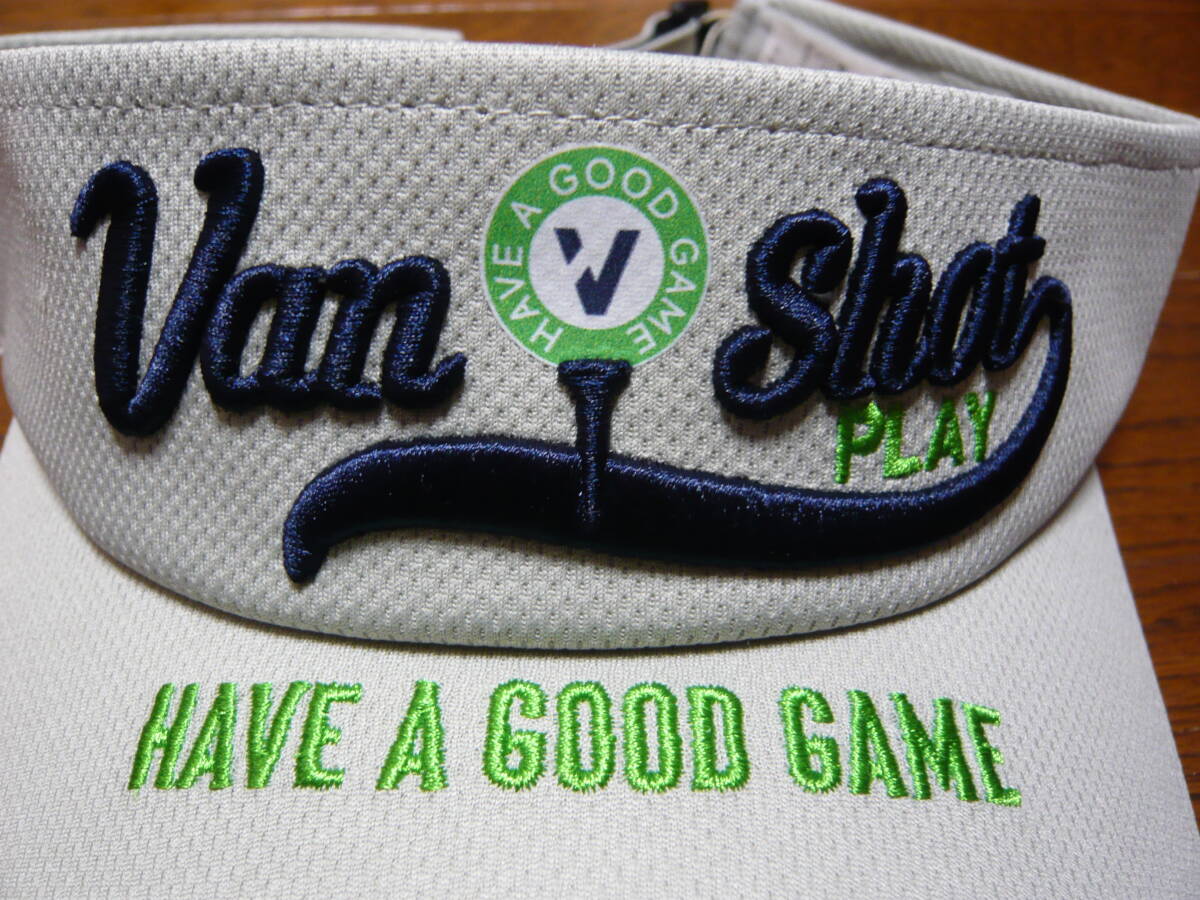 新品　VAN　JAC　VAN　GREEN　ゴルフ　サンバイザー　キャップ　帽子_画像2