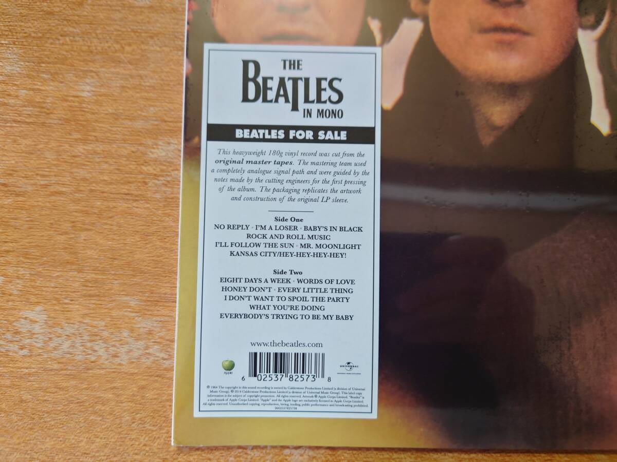 [ prompt decision ] Beatles BEATLES in MONO[FOR SALE]# unopened new goods /mono monaural record /2014 year /180g