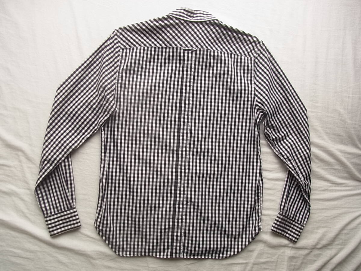 FRED PERRY フレッドペリー ギンガムチェック柄 ボタンダウンシャツ サイズ 36の画像5