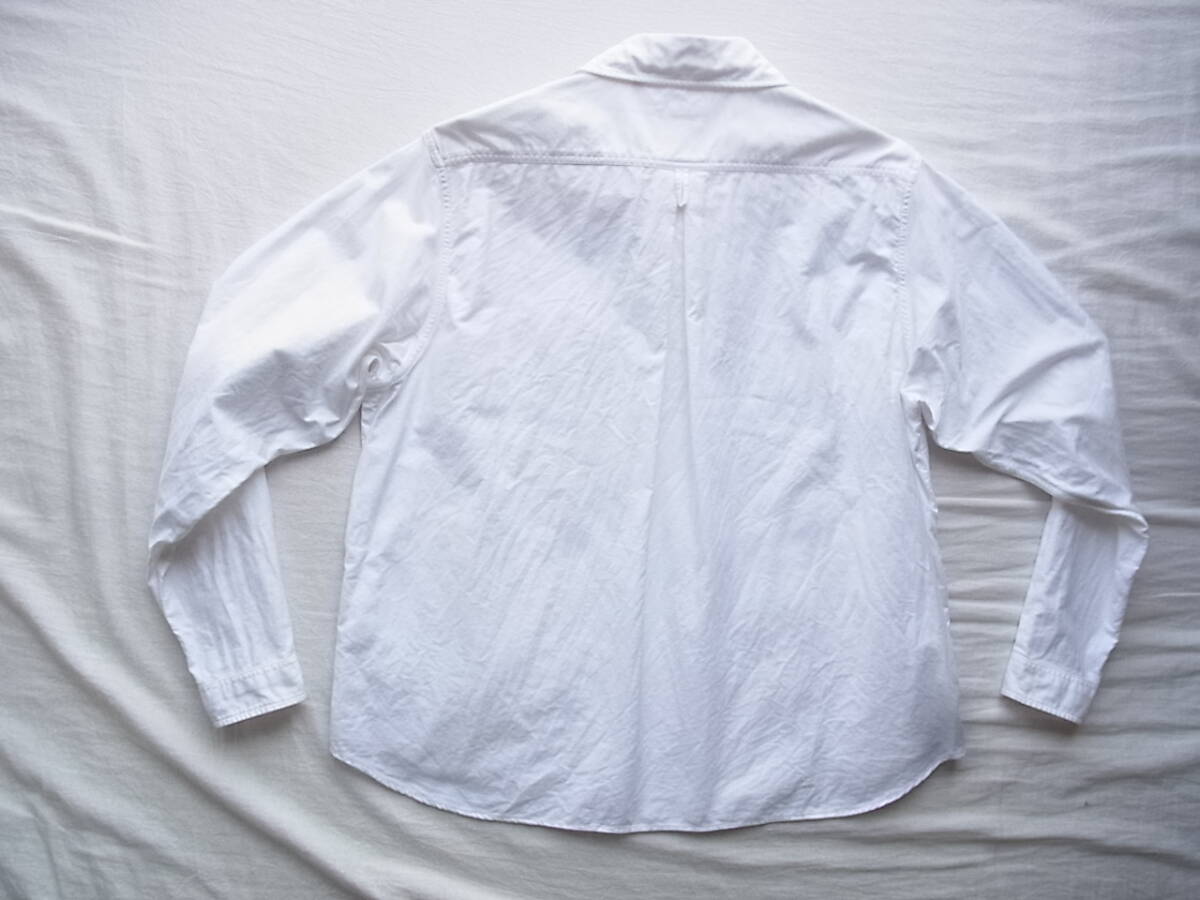 DANTON Dan ton cotton oks material round color pull over shirt size 36 made in Japan white 