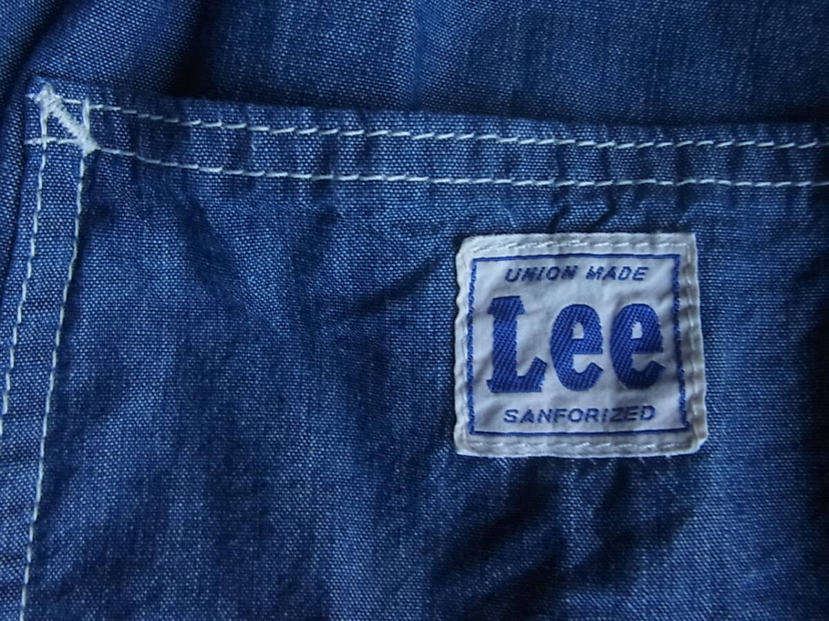 Lee リー　インディゴシャンブレー素材　テーパードシルエット　イージーワークパンツ　サイズ XL 型番 LM5930_画像5