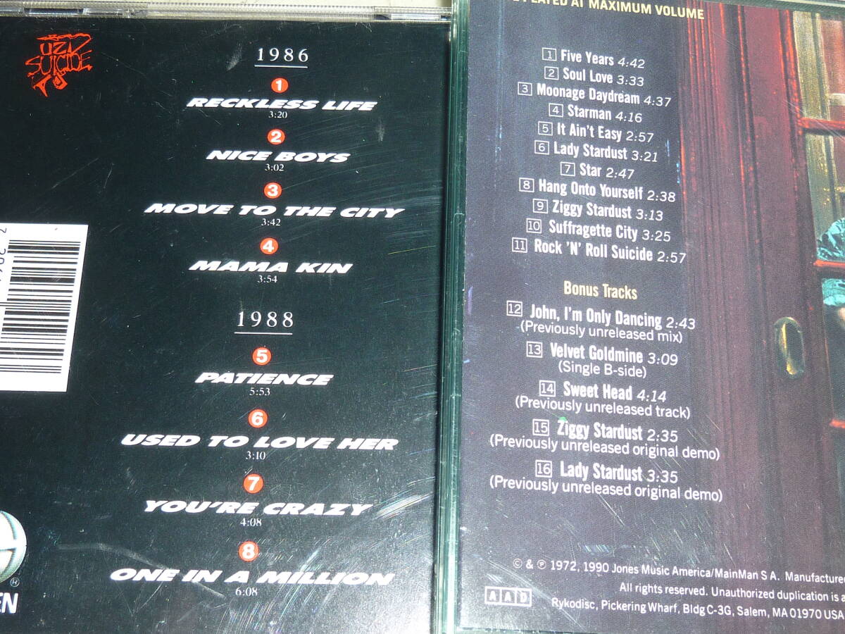 中古 洋楽CD６枚まとめて QUEEN エアロスミス DAVID BOWIE GUNS'N ROSES BOB DYLAN METAL BLADE RECORDSの画像8