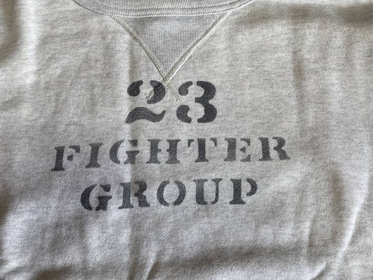 *BUZZ RICKSON\'S Buzz Rickson's тренировочный Flying Tigers 23 FIGHTER GROUP...M 38 40 футболка серый 