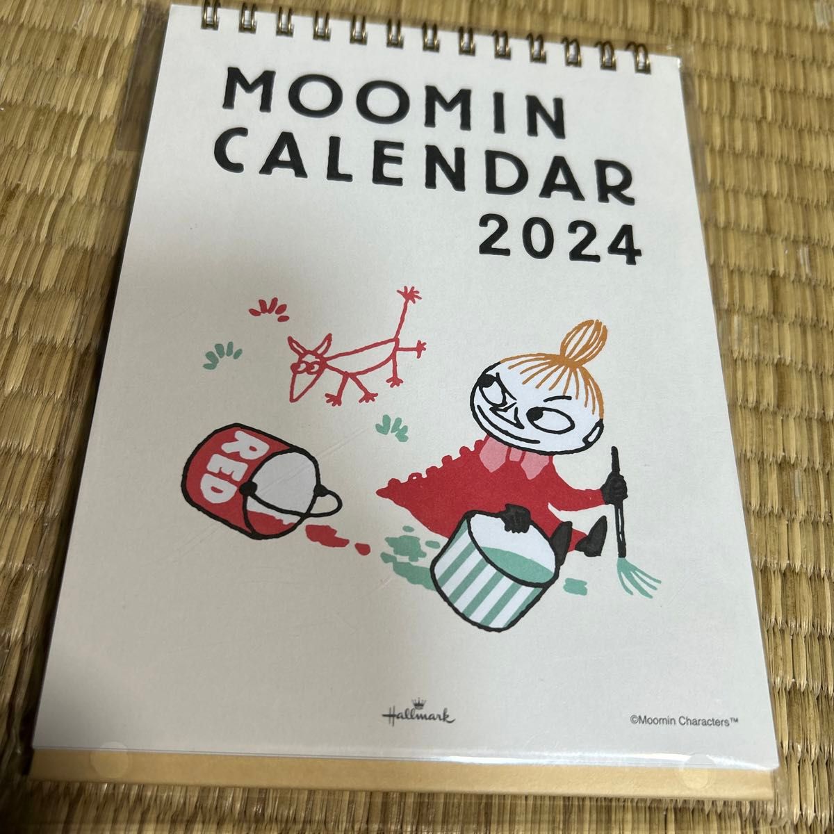 2024年ムーミンカレンダー　卓上と壁掛けセット