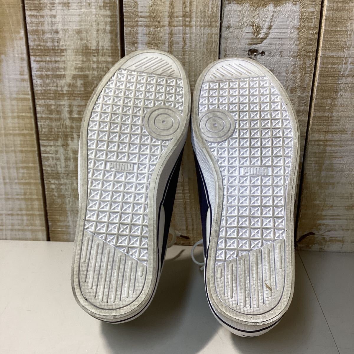 PUMA プーマ スニーカー ホワイト 白 作業靴 運動靴 ウォームシューズ 軽量 25.5cm 中古品_画像6