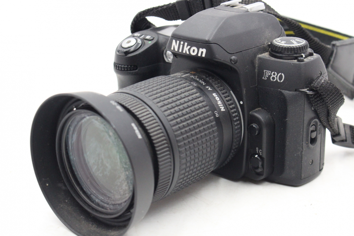 【ト静】 ★ Nikon F80 フィルムカメラ ボディ レンズ NIKKO 28-80mm 通電のみ確認済 中古現状品 傷汚れ有 GA588GCG0L_画像1