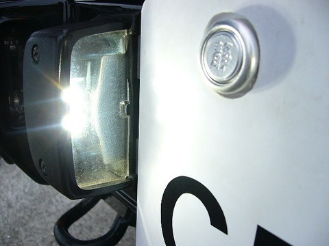 Gクラス LEDライセンスランプ ディーラー車専用～2008年まで W463 車検対応 G500 G55 AMG G320 信頼の日亜科学LED使用！ネコポス送料無料