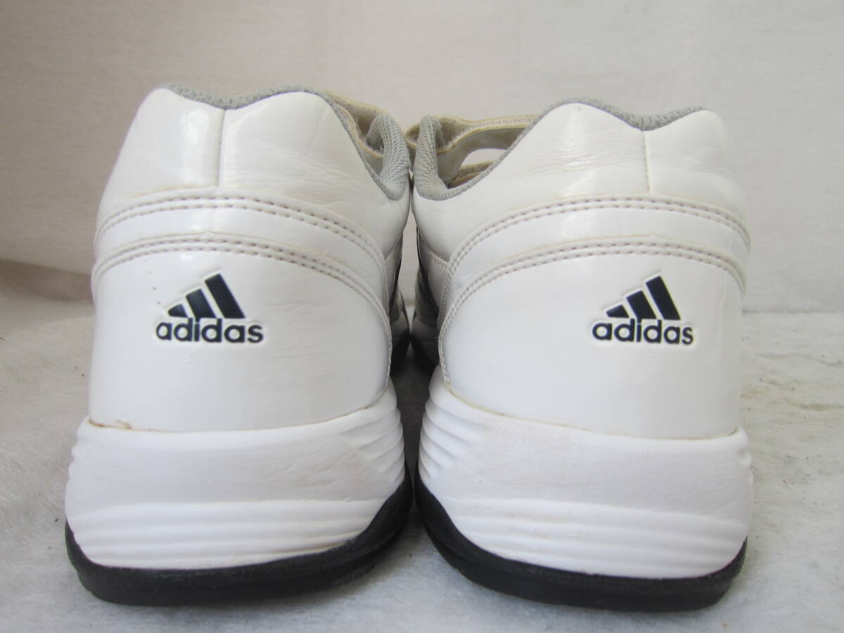 ソフトボールトレーニングシューズ　adidas adipure（アディダス アディピュア）（C76618）　白/黒　27㎝　ok2404D_画像4