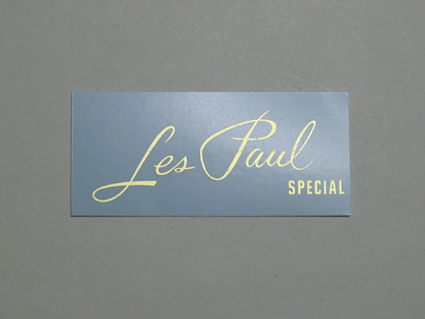 ★ アウトレット! GIBSON Les Paul SPECIAL リペア用ロゴデカール #7の画像1