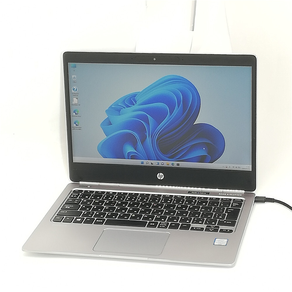 中古美品 日本製 ノートパソコン hp Folio G1 フルHD 12.5型ワイド CoreM 8GB 高速SSD 無線 Wi-Fi Bluetooth webカメラ Windows11 Office_画像2