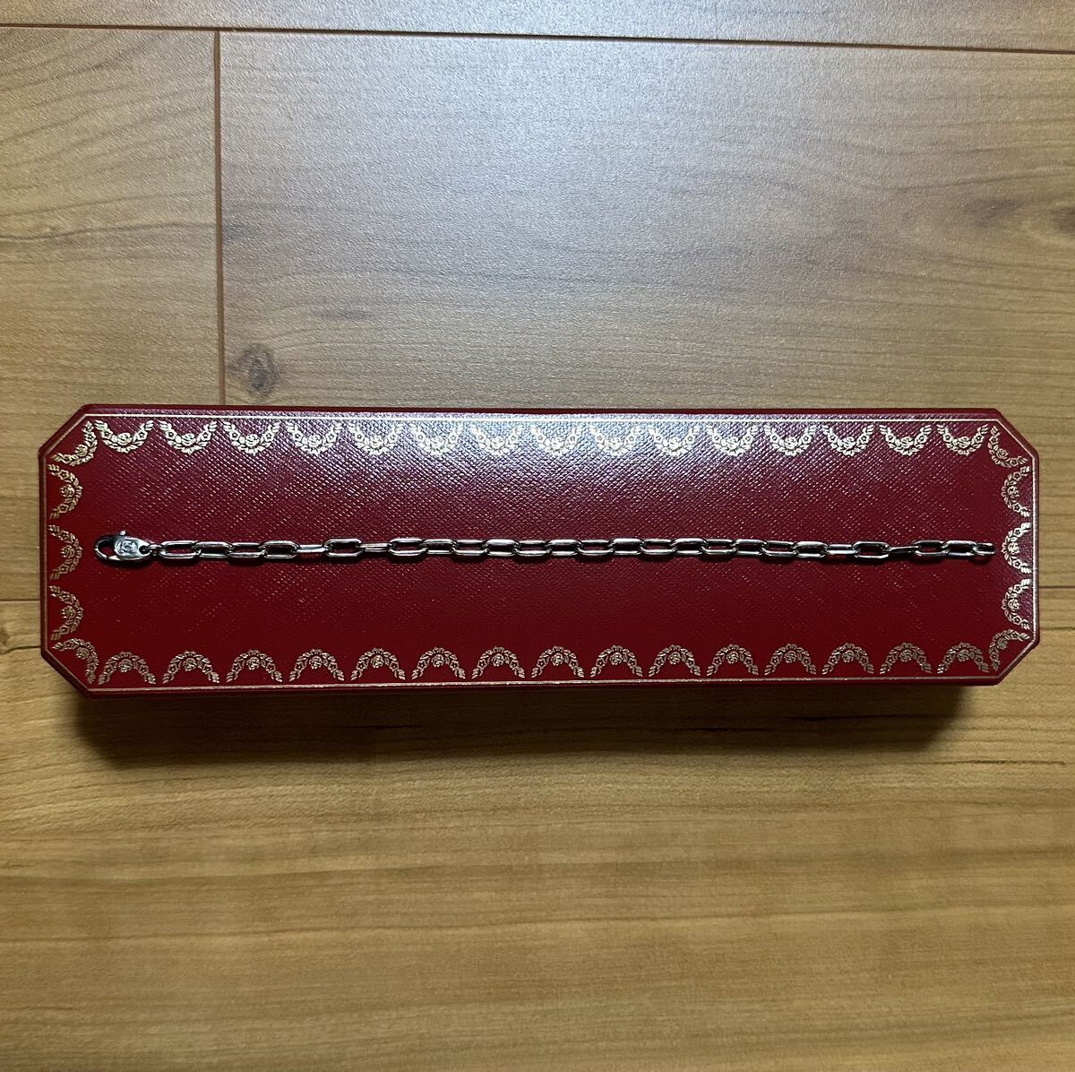 カルティエ スパルタカス 18K WG ブレスレット 20.5cm ホワイトゴールド Cartier サントス の画像5