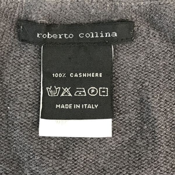 ロベルトコリーナ/ROBERTO COLLINA★100％カシミヤ/腰ベルト付/ボタンレスカーディガン【メンズS/グレー/イタリア製】sweater/tops◆pBH375_画像5