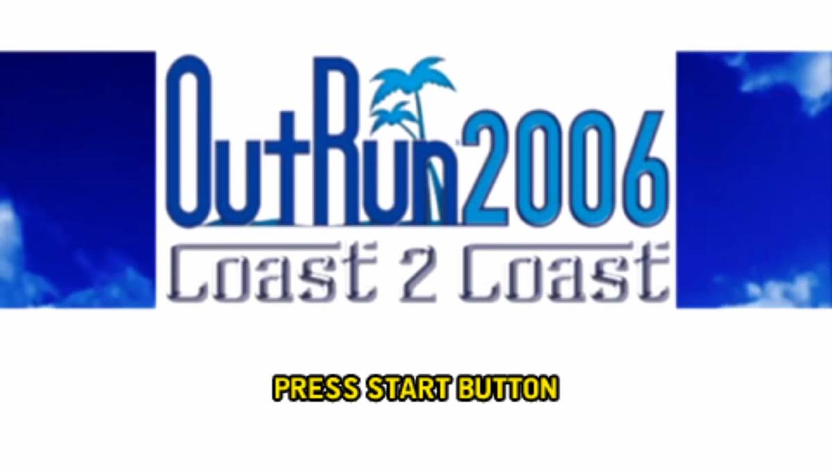 * overseas edition *PSP* OutRun 2006: Coast 2 Coast out Ran not yet sale in Japan used rare 