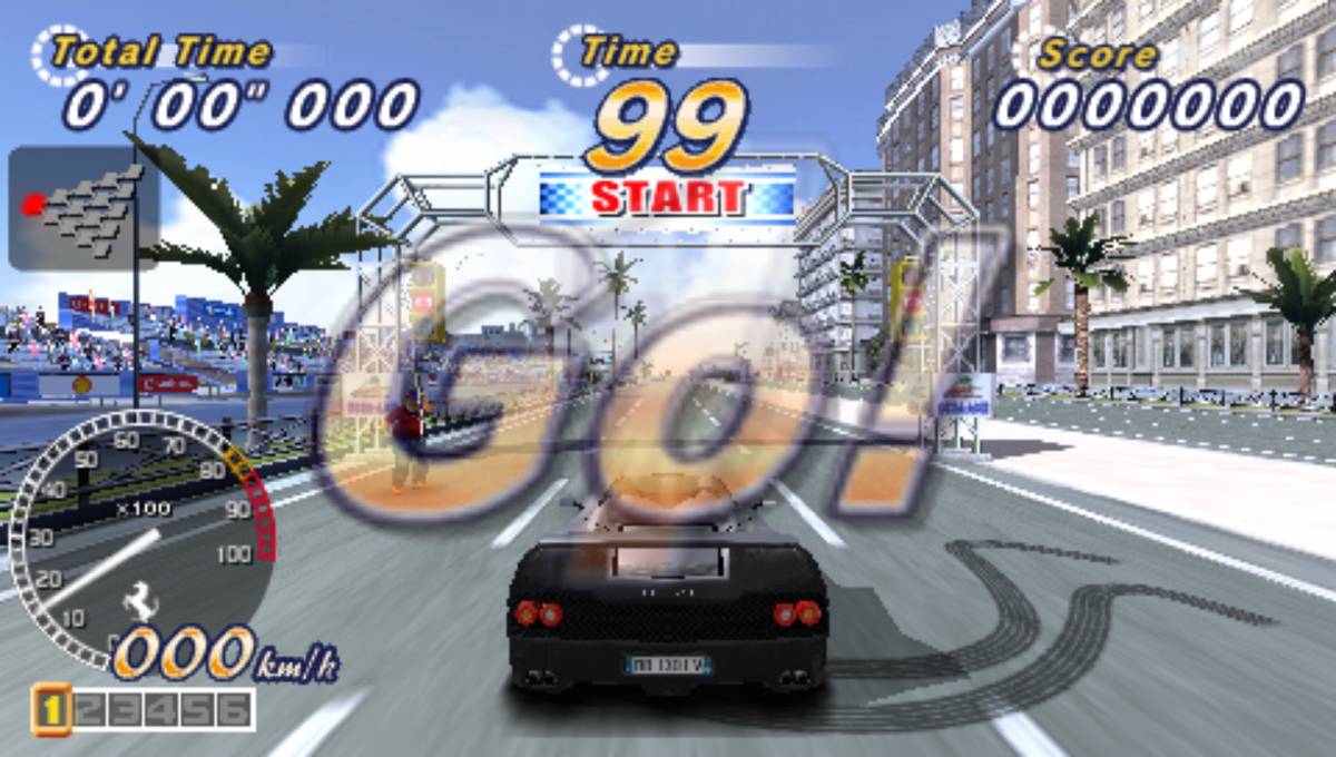 * overseas edition *PSP* OutRun 2006: Coast 2 Coast out Ran not yet sale in Japan used rare 