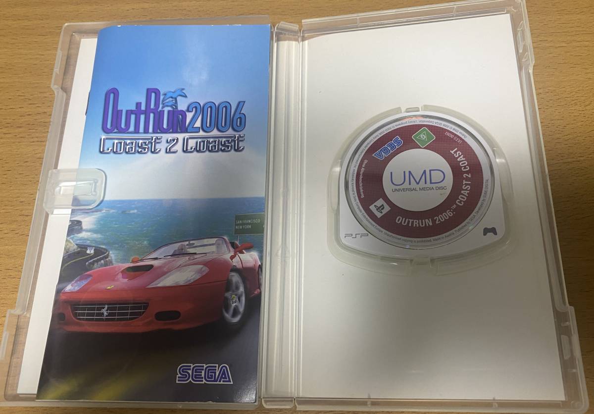 * overseas edition *PSP* OutRun 2006: Coast 2 Coast out Ran not yet sale in Japan used rare 