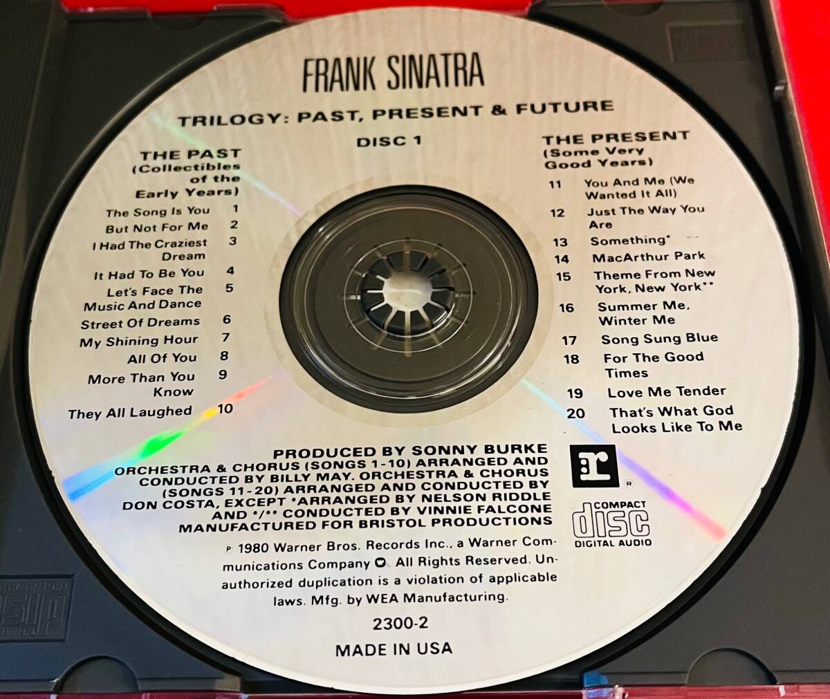 送料無料! 希少!! 3in2CD Frank Sinatra フランク・シナトラ / Trilogy: Past, Present & Futur_画像4