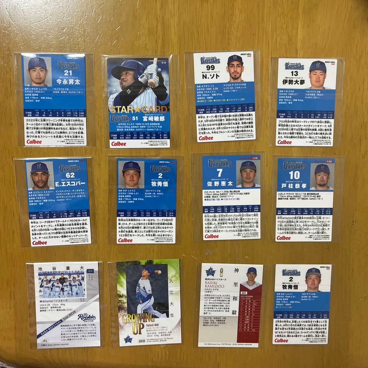 プロ野球チップス カード BBMBaseball Cards2nd Version 横浜DeNAベイスターズ③