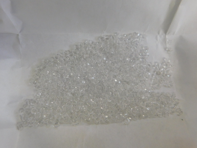 2801△未使用 チェコビーズ M.C.GLASS BEADS CRYSTAL クリスタル SUPERIOR CRYSTALの画像3